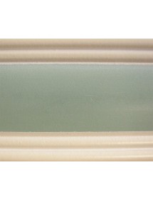 MOBILI 2G - Armadio 2 porte in legno laccato verde e miele arte povera L.127 x P.60 H.200