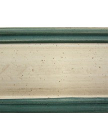 MOBILI 2G - COMO 4 CASSETTI BIANCO FILO BLU IN LEGNO