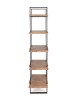 MOBILI 2G - LIBRERIA INDUSTRIAL LEGNO/ACCIAIO L.110 P.40 H.180