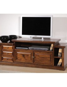 MOBILI 2G - PORTA TV IN LEGNO 2 PORTE 3 CASSETTI L.155 P.45H.62