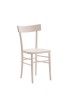 MOBILI 2G - SET 2 SEDIE SHABBY CHIC IN LEGNO ROSA SEDUTA LEGNO