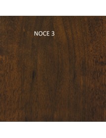 MOBILI 2G - SET 2 SEDIE RUSTICA IN LEGNO DI ROVERE TINTA NOCE SEDUT