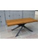 MOBILI 2G - TAVOLO BIG TABLE FISSO IN ROVERE MASSELLO NODATO SPESSORE 6 CM. MISURA L.180 P.90 H.76