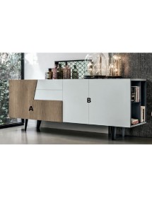 Mobili 2G - Madia Credenza Versus Target point moderna 210x53x80