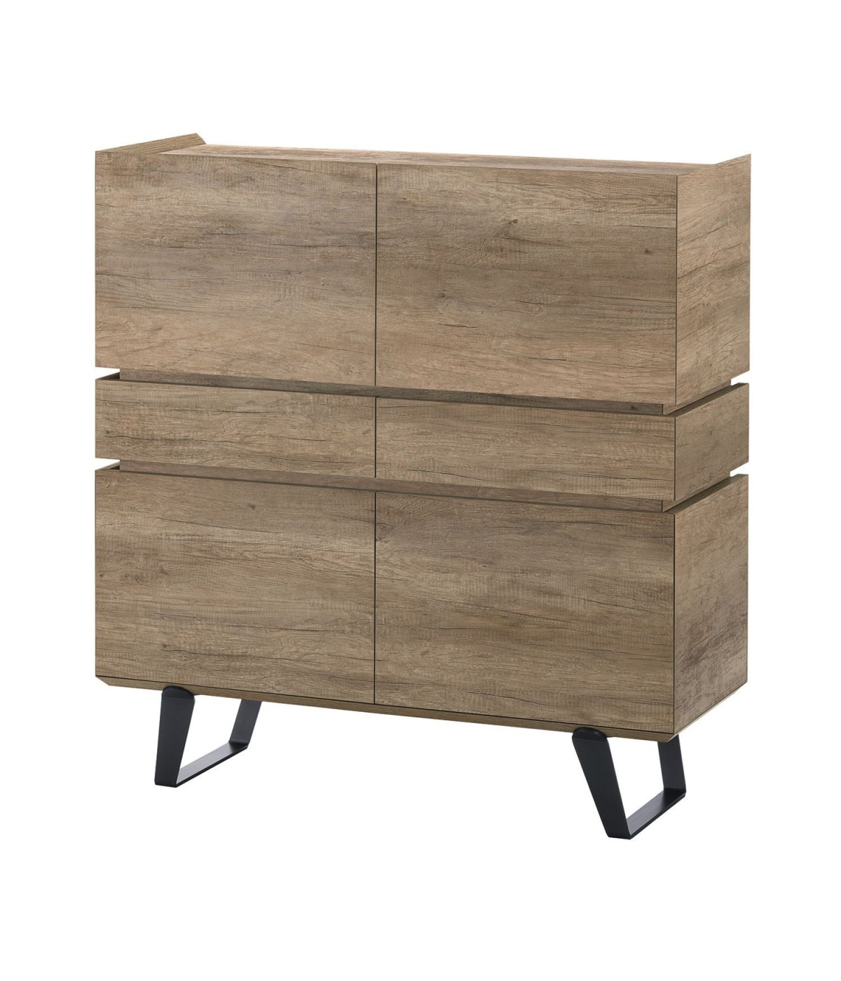 Mobili 2G - Madia Credenza Electa Quadra Target point moderna 120x50x126