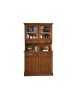 MOBILI 2G - Cristalliera in legno massello 4 porte 6 cassetti  arte povera l.120 p.51 h.211