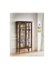 MOBILI 2G - VETRINA CLASSICA 2 PORTE IN LEGNO FINITURA BASSANO 86X36X170