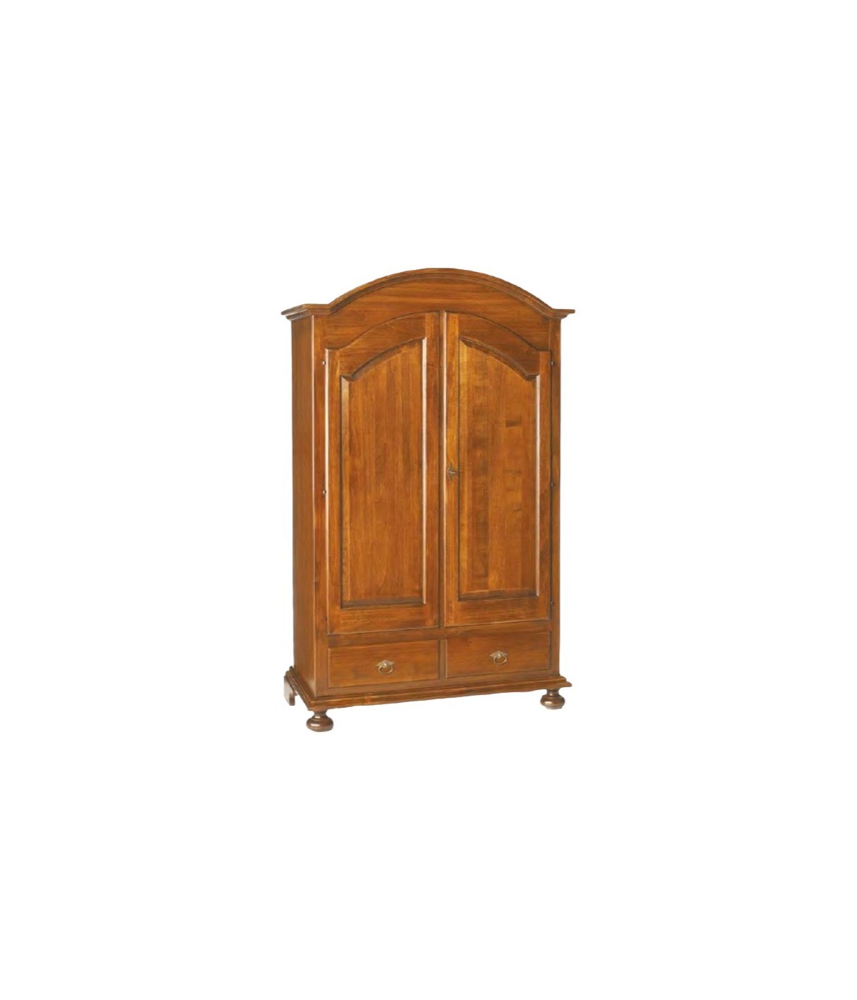 MOBILI 2G - Armadio Classico 2 Ante legno gendarme Elite 125X61X200 vista frontale