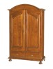 MOBILI 2G - Armadio Classico 2 Ante legno gendarme Elite 125X61X200 vista frontale