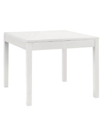 MOBILI 2G - TAVOLO CON PIANO FISSO (80X80) LACCATO BIANCO OPACO