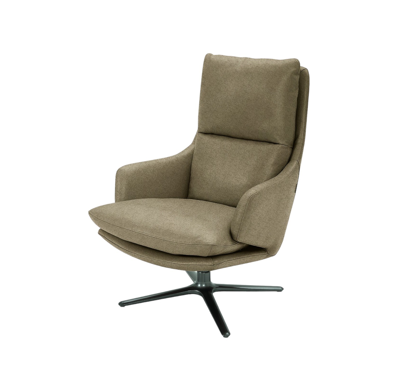 Poltrona Girevole Imbottita Cotone Corseca - Mobilie Design