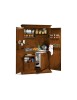 MOBILI 2G - ARMADIO CUCINA ARTE POVERA IN LEGNO CUCINA 2 PORTE 135X70X210