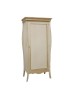 MOBILI 2G -  Armadio classico 1 porta legno grezzo 93X64X213 vista frontale