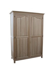 MOBILI 2G - ARMADIO CLASSICO IN LEGNO 2 PORTE GREZZO L.157 P.60 H.217