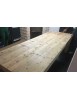 MOBILI 2G - TAVOLO RETTANGOLARE ALLUNGABILE LEGNO INVECCHIATO 140X90 (786) vista frontale