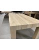 MOBILI 2G - TAVOLO RETTANGOLARE ALLUNGABILE LEGNO INVECCHIATO 180X90 (788) vista frontale