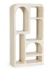 MOBILI 2G - LIBRERIA DESIGN LEGNO 6 RIPIANI L.90 P.33 H.160